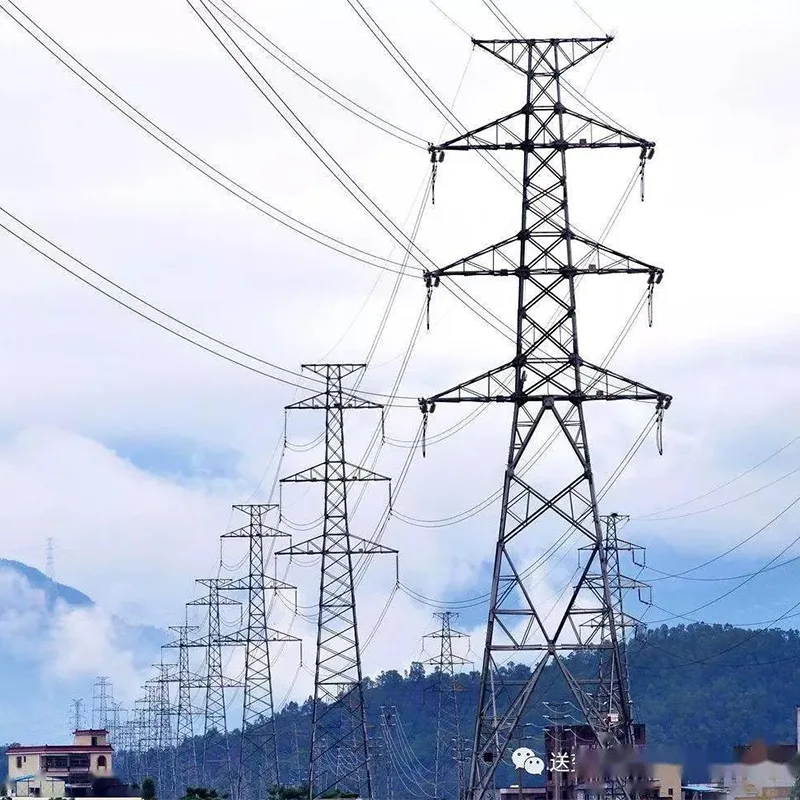 132kV डबल सर्किट ट्रांसमिशन टॉवर