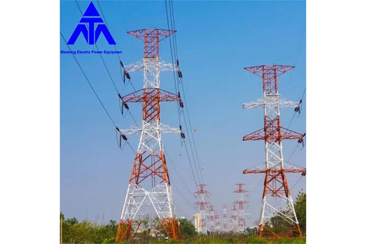 स्टील पाइप इलेक्ट्रिक पावर टॉवर 110KV लैटिस टॉवर के लाभ