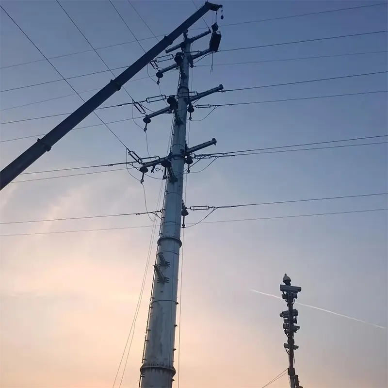 220kV पावर ट्रांसमिशन पाइप टॉवर