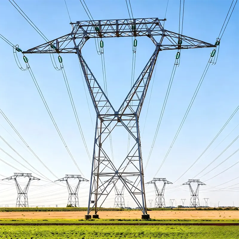 400kV हाई वोल्टेज ट्रांसमिशन लाइन टॉवर