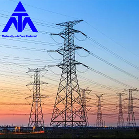 एंगल आयरन इलेक्ट्रिक पावर टॉवर Q345 10KV 33KV ट्रांसमिशन लाइन