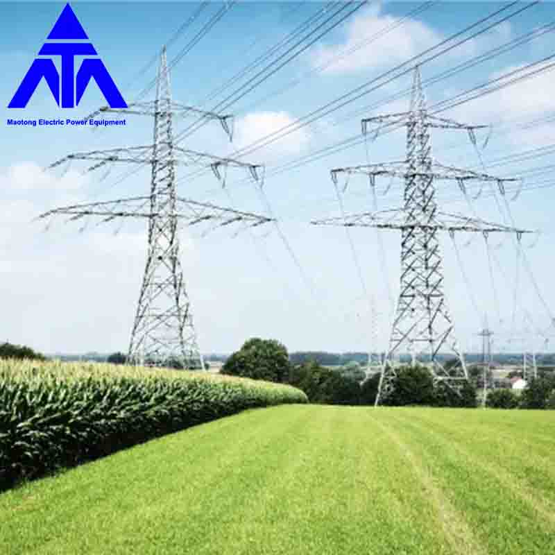 जाली इलेक्ट्रिक ट्रांसमिशन स्टील टॉवर 35KV से 750KV